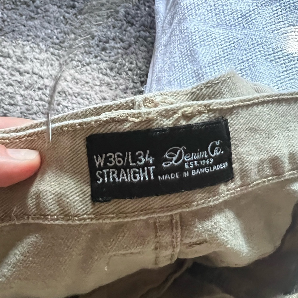 Denim&Co Women's Straight Leg Jeans - Beige